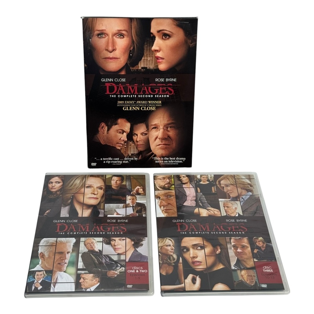 Damages Second Season: (DVD 2009 Sony) Glen Close, Ted Danson